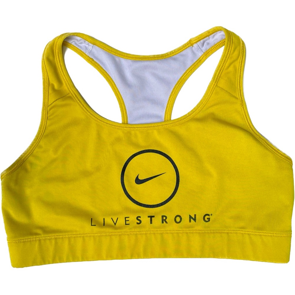 💕 Women’s Nike Live Strong Dri-Fit workout sports bra in excellent conte…